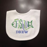 Dad's Fishing Buddy.....personalized bib