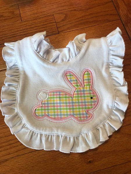 Bunny Bib with ruffle