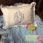 Monogrammed Crib Pillow