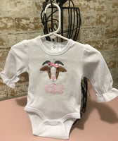 Goat Bodysuit with monogram or name