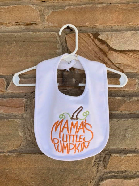 Mama's Little Pumpkin Bib