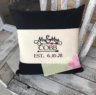 Mr & Mrs Pillow Wrap